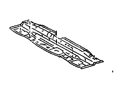 Lexus 58212-48905 Pan, Center Floor, Front