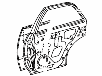 Lexus 67003-48021 Panel Sub-Assy, Rear Door, RH