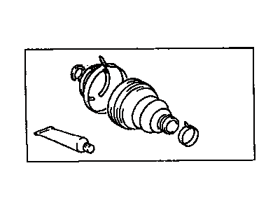 Lexus 04437-28020 Boot Kit, Rear Drive Shaft Inboard Joint