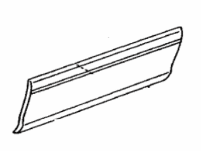 Lexus 75731-48900-J0 Moulding, Front Door, Outside RH