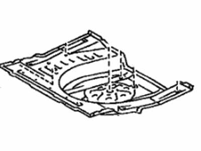 Lexus 58311-48901 Pan, Rear Floor