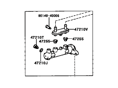 Lexus 47201-48030 Cylinder Sub-Assy, Brake Master