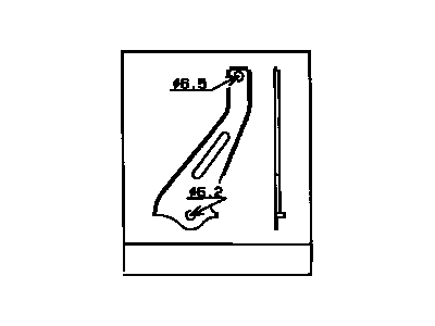 Lexus 82715-48060 Bracket, Wiring Harness