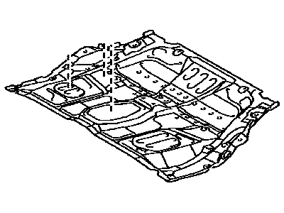 Lexus 58211-48903 Pan, Center Floor