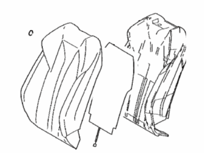 Lexus 71402-06010-C4 BACK SUB-ASSY, FR SE