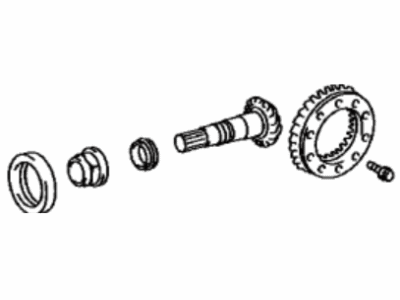 Lexus 41201-59115 Final Gear Kit, Differential