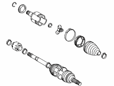 Lexus ES350 Axle Shaft - 43420-06C80