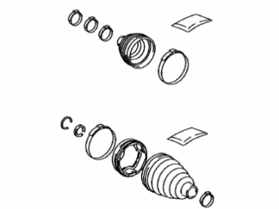 Lexus 04427-08210 Boot Kit, FR Drive S