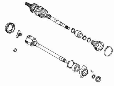 Lexus 43410-07081 SHAFT ASSY, FR DRIVE