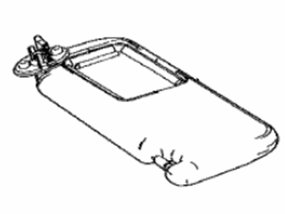 Lexus 74310-06410-A0 Visor Assy, RH