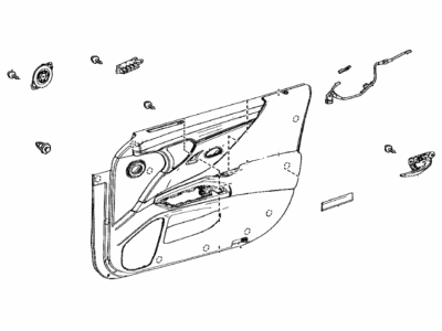 Lexus 67620-06R30-57 PANEL ASSY, FR DOOR