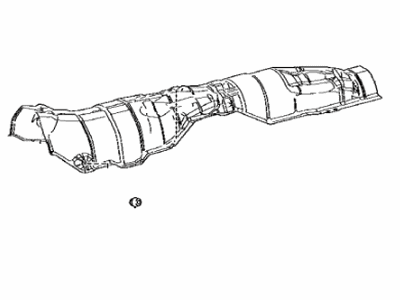 Lexus 58152-07050 INSULATOR, FR Floor