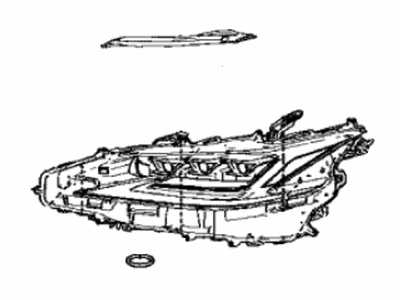 Lexus 81145-33L80 UNIT, HEADLAMP W/GAS