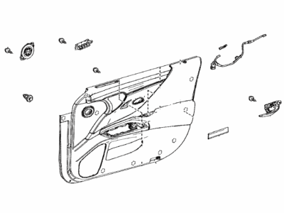 Lexus 67610-06S50-M1 Panel Assembly, FR Door