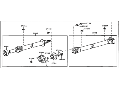 2005 Lexus IS300 Drive Shaft - 37100-53060