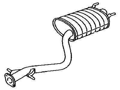 Lexus IS300 Exhaust Pipe - 17430-46660