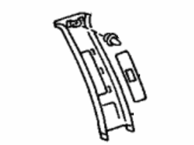 Lexus 62412-53041-B0 Garnish, Center Pillar, LH