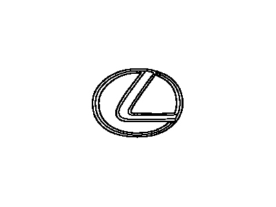 Lexus 90975-02023 Radiator Grille Emblem (Or Front Panel)