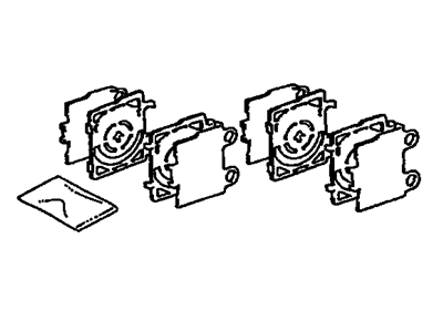 Lexus 04946-30090 Shim Kit, Anti Squeal(For Rear Disc Brake)