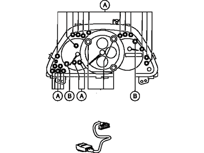 Lexus 83875-53060 Wire, Combination Meter, NO.1