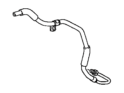 Lexus 44406-53070 Power Steering Return Tube Sub-Assembly, No.2