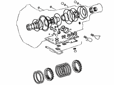 Lexus IS300 Automatic Transmission Overhaul Kit - 04351-53030