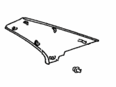 Lexus 62471-53020-A0 Garnish, Roof Side, Inner RH