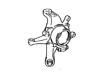 Lexus 42305-51010 Carrier Sub-Assy, Rear Axle, LH