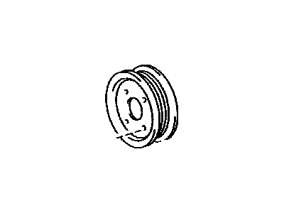 Lexus 16371-46040 PULLEY, Fan