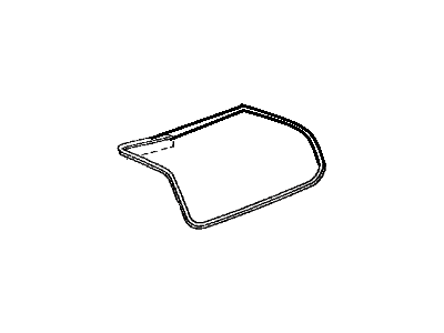 Lexus 64461-53011 Weatherstrip, Luggage Compartment Door