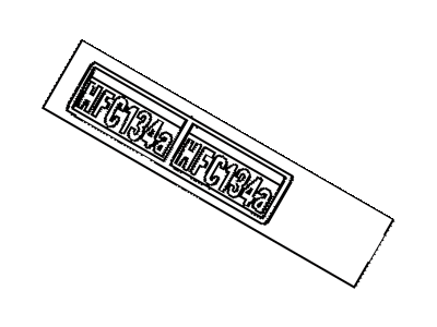 Lexus 88723-16080 Label, Cooler Service Caution