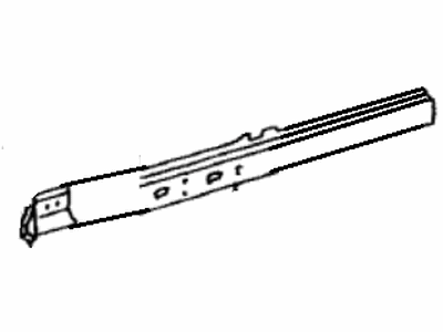 Lexus 61402-53010 Rail Sub-Assy, NO.1 Lower Outer, LH