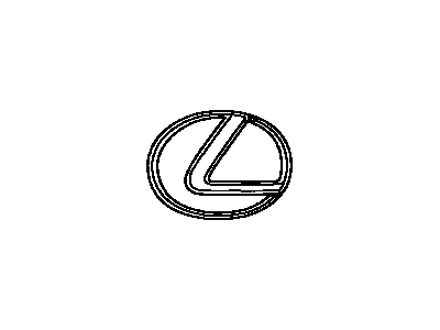 Lexus 75431-53020 Luggage Compartment Door Emblem