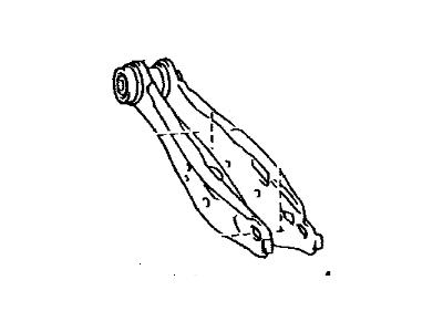 Lexus 48740-51010 Rear Suspension Control Arm Assembly, No.2, Left