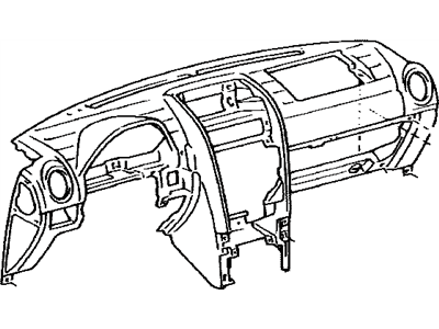 Lexus 55301-53090-C0 Panel Sub-Assy, Instrument