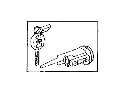 2002 Lexus IS300 Door Lock Cylinder - 69057-53060