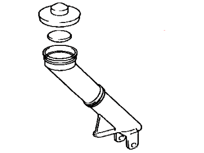 Lexus 31402-22020 Reservoir Sub-Assy, Clutch Master Cylinder