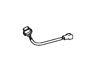 Lexus 81585-53040 Socket & Wire, Rear Lamp