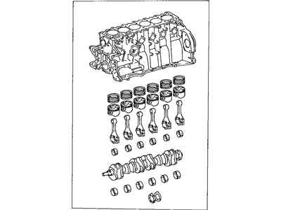 Lexus 11400-49165 Block Assy, Short