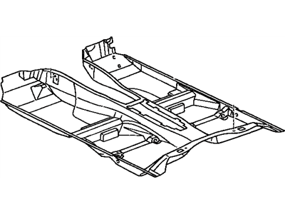 Lexus 58510-53170-C0 Carpet Assy, Front Floor, Front