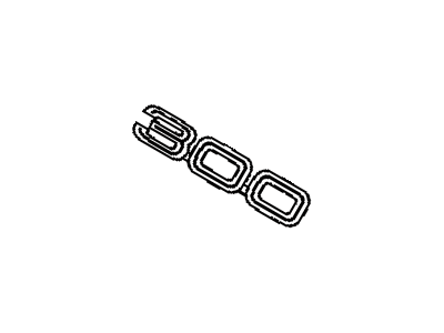 Lexus IS300 Emblem - 75443-53030