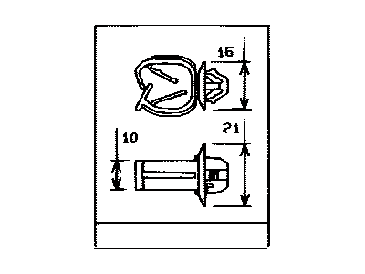 Lexus 82711-1A770 Clamp, Wiring Harness