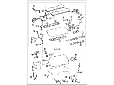 Lexus 04111-46102 Gasket Kit, Engine Overhaul