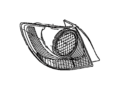 Lexus 81562-53040 Gasket, Rear Combination Lamp, LH