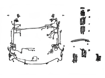 Lexus 82111-78D70 Wire, Engine Room Ma