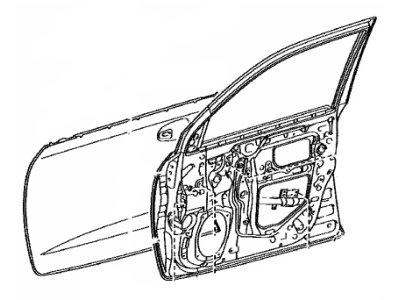 Lexus 67002-60680 Panel Sub-Assembly, Front Door Inside