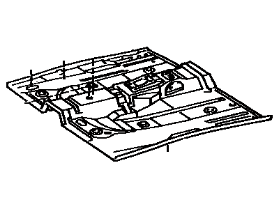 2000 Lexus ES300 Floor Pan - 58111-33030