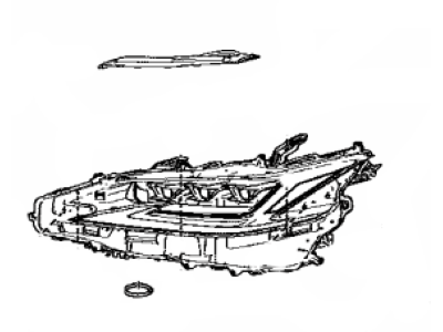 Lexus 81145-33J20 Headlamp Unit With Gas