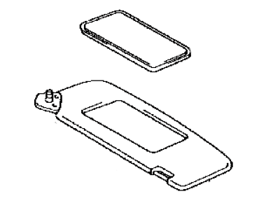 Lexus 74310-24240 Visor Assy, RH