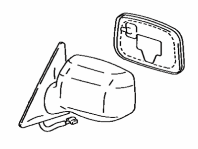 1992 Lexus ES300 Car Mirror - 87910-33010-01